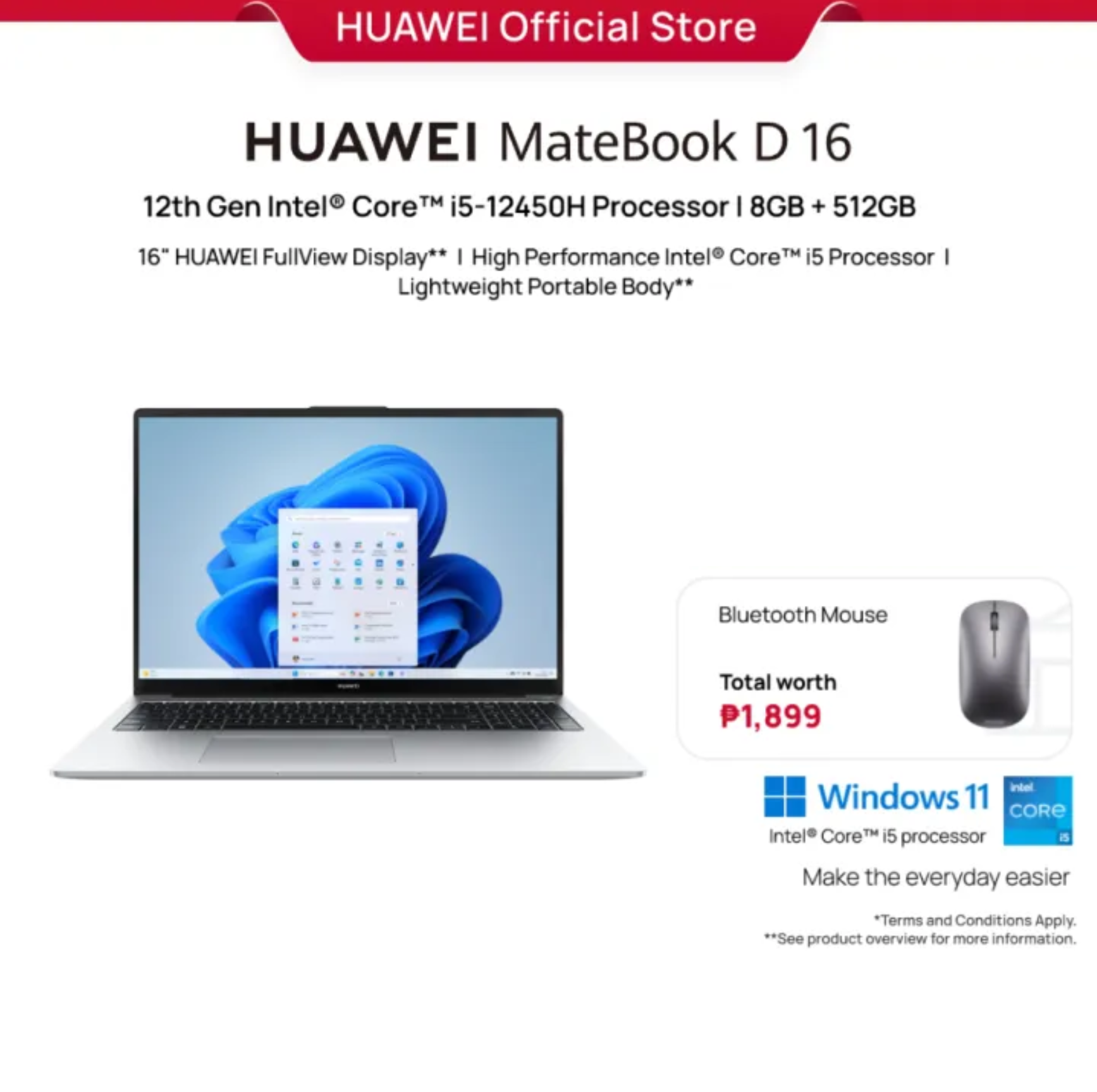 HUAWEI MateBook D 16 2024 Laptop: Power Meets Elegance