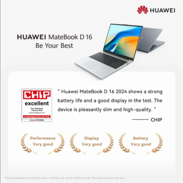 HUAWEI MateBook D 16 2024 Laptop: Power Meets Elegance