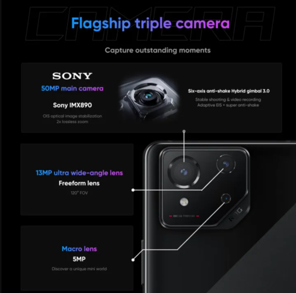 ROG Phone 8/8 Pro 5G - Snapdragon 8 Gen 3, 165Hz AMOLED Display, 65W Fast Charging, Gaming Powerhouse