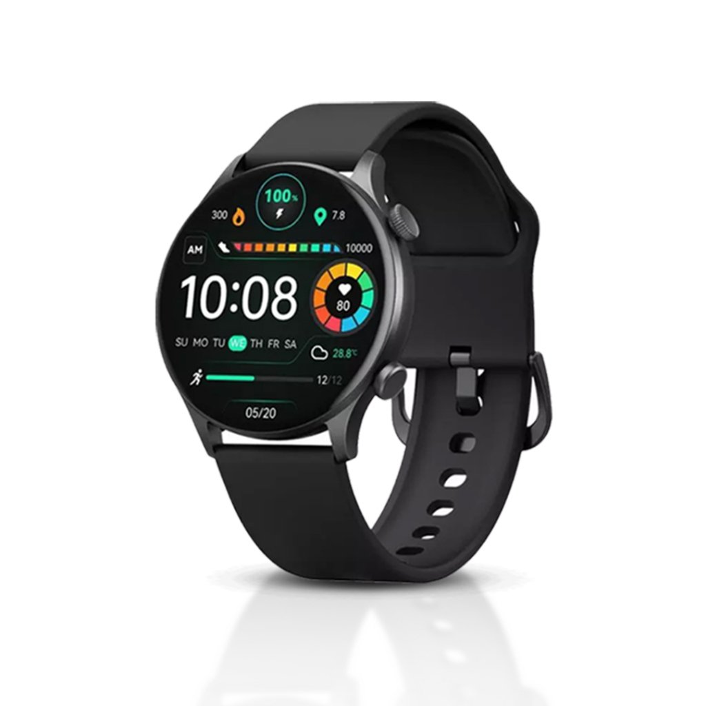 Haylou Solar Plus RT3 Smartwatch: 1.43" AMOLED Display, Bluetooth Calling, 105 Sports Modes, Fitness & Health Tracker