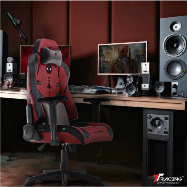 TTRacing Swift X Pro Deadpool & Wolverine Gaming Chair – Ergonomic Office Chair with Bold Comfort, 2-Year Warranty