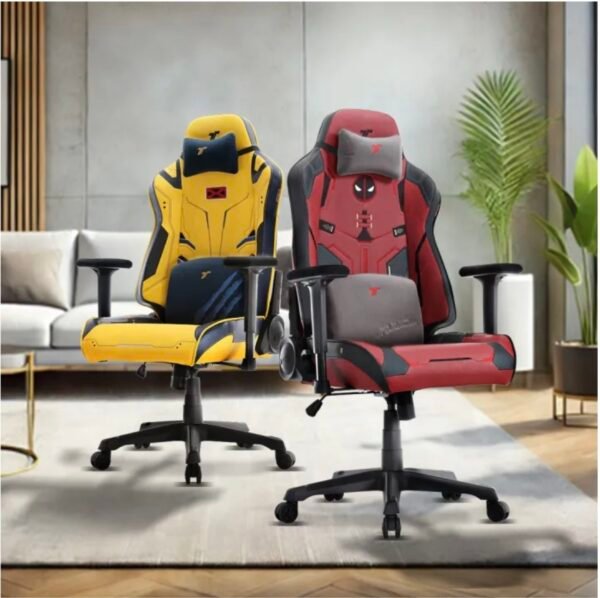 TTRacing Swift X Pro Deadpool & Wolverine Gaming Chair – Ergonomic Office Chair with Bold Comfort, 2-Year Warranty