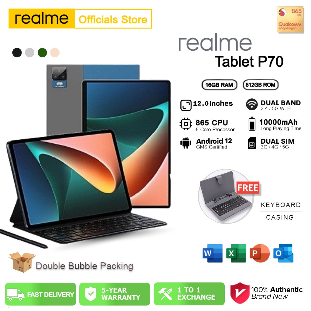 2024 NEW Realme P70 Pro Tablet - Powerful, Stylish & Reliable!